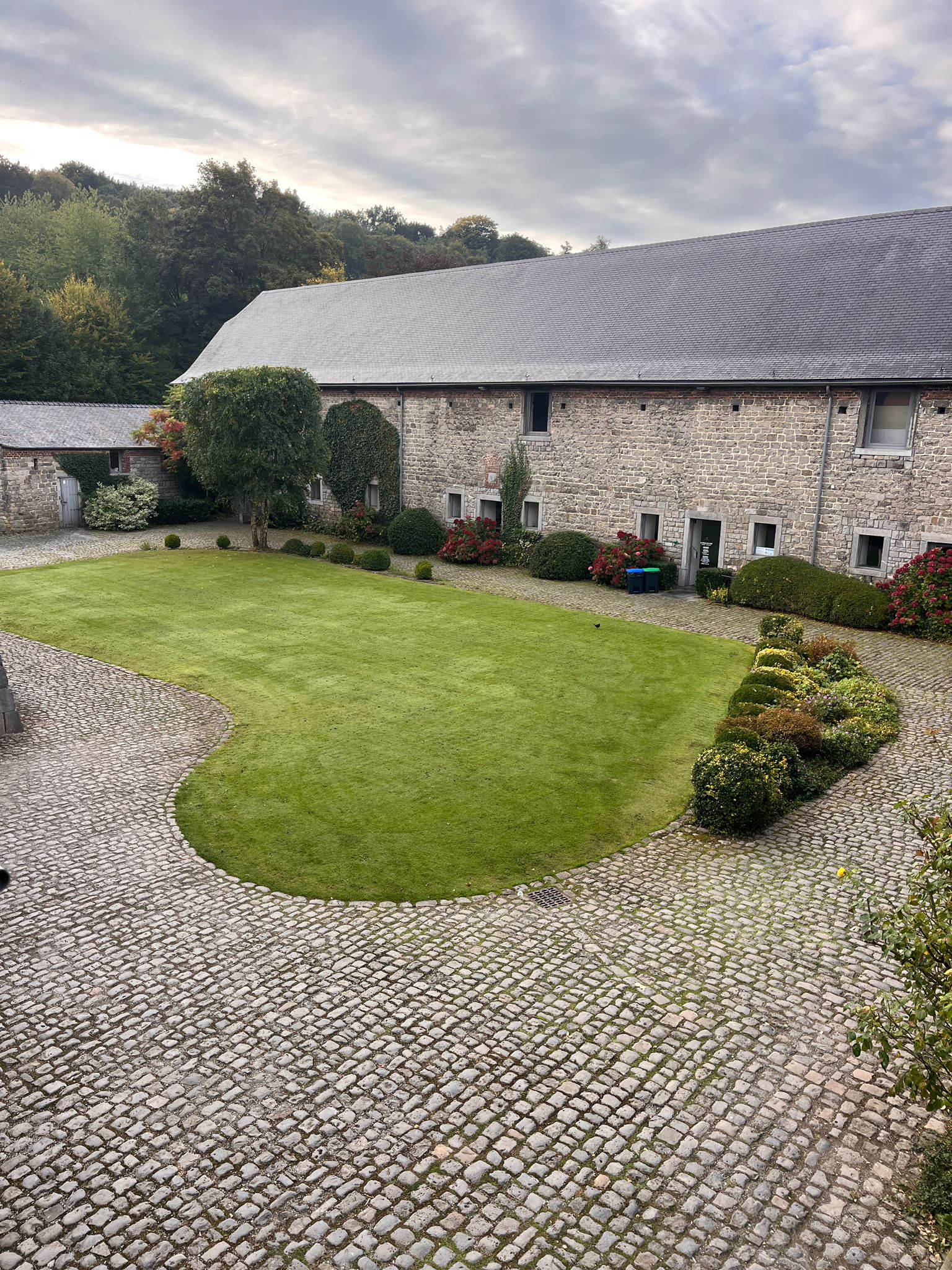 Vue du golf et château